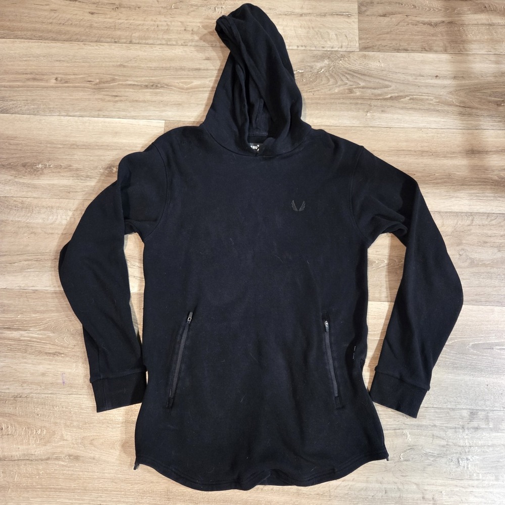 ASRV Womens Medium Black Pullover Hoodie Athletic Sweater